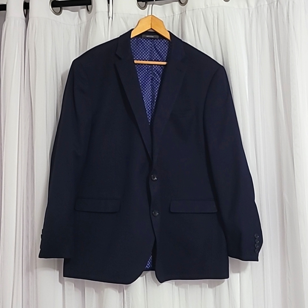 Navy blue men jacket used